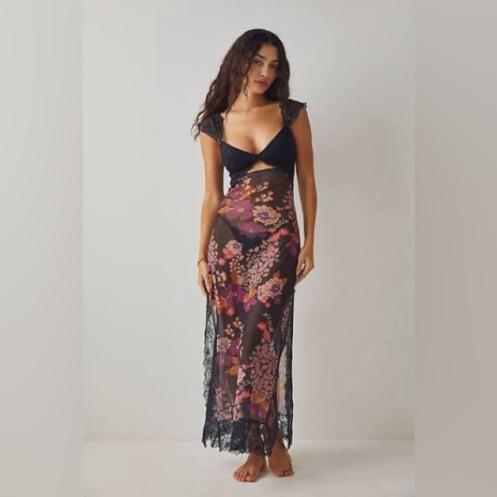 Suddenly Fine Maxi Slip dress